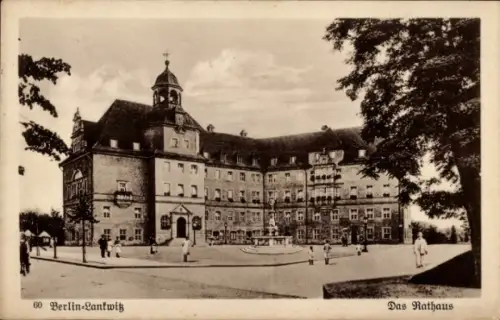 Ak Berlin Steglitz Lankwitz, Rathaus