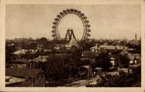 Ak Wien 2 Leopoldstadt, Prater, Riesenrad