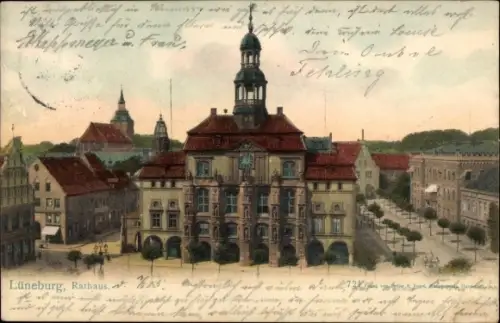 Ak Lüneburg, Rathaus