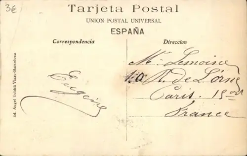 Ak Barcelona Katalonien Spanien, Sarriá Kirche