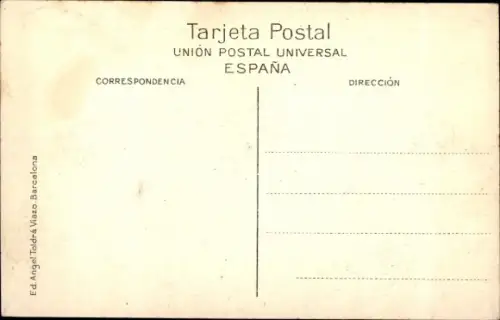 Ak Barcelona Katalonien Spanien, Vista parcial