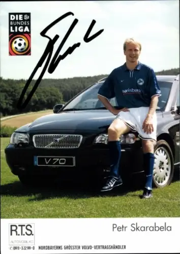 Autogrammkarte Fußballer Petr Skarabela, SpVgg Greuther Fürth, Autogramm