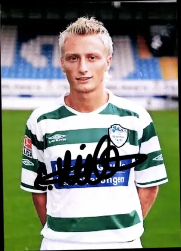 Autogrammkarte Fußballer Eugen Müller, SpVgg Greuther Fürth, Autogramm