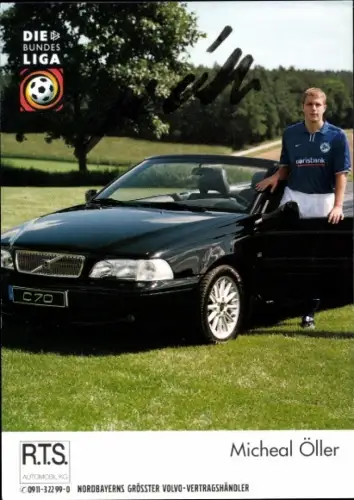 Autogrammkarte Fußballer Michael Öller, SpVgg Greuther Fürth, Autogramm