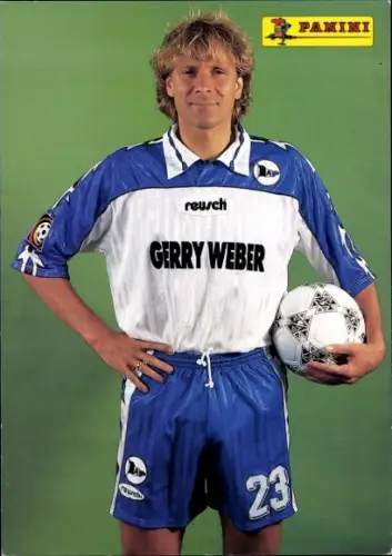 Autogrammkarte Fußballer Peter Hobday, Arminia Bielefeld