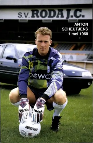 Autogrammkarte Fußballer Anton Scheutjens, Roda JC Kerkrade