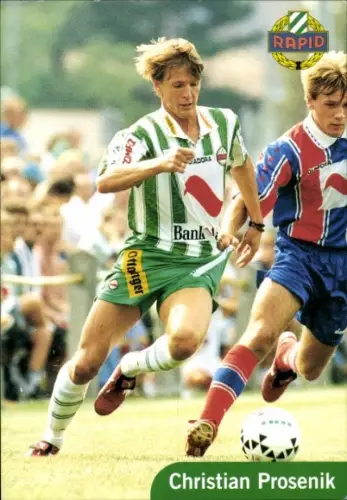 Autogrammkarte Fußballer Christian Prosenik, SK Rapid
