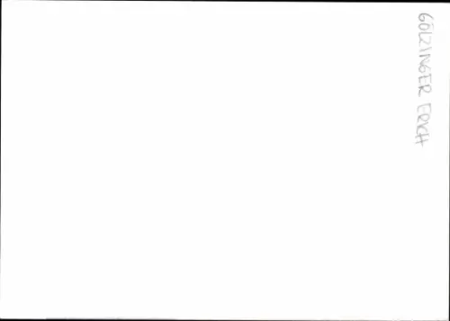 Autogrammkarte Moderator Erich Gölzinger, Portrait, Autogramm