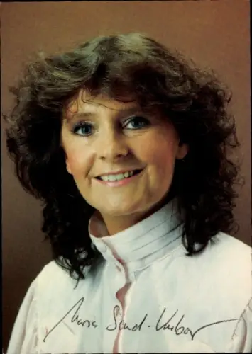 Autogrammkarte Moderatorin Maria Sand - Kubow, Portrait, Autogramm