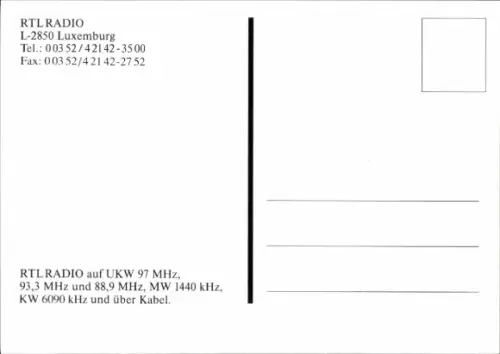 Autogrammkarte Moderatorin Helga Guitton, Portrait, Autogramm