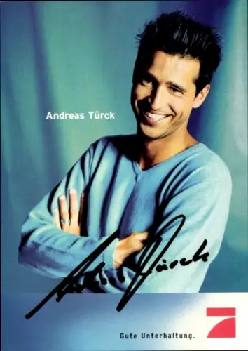 Ak Moderator Andreas Türck, Portrait, Autogramm