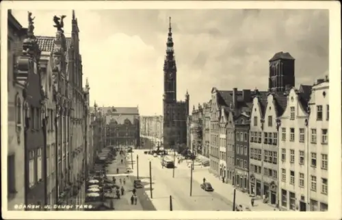 Foto Ak Gdańsk Danzig, Długi Targ, Langer Markt