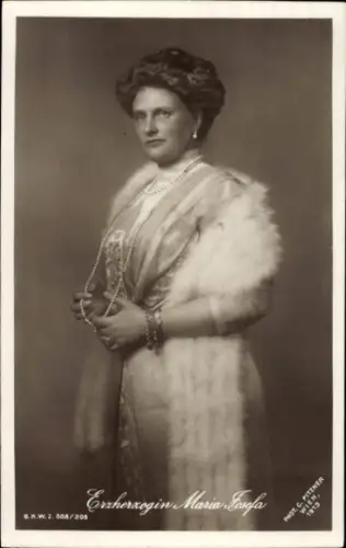 Ak Erzherzogin Maria Josefa, Maria Josepha von Sachsen, Portrait