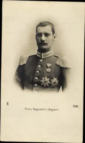 Ak Prinz Rupprecht von Bayern, Portrait
