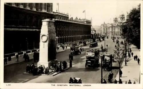 Ak London England, Cenotaph, Whitehall
