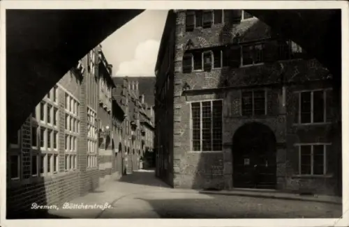 Ak Hansestadt Bremen, Böttcherstraße