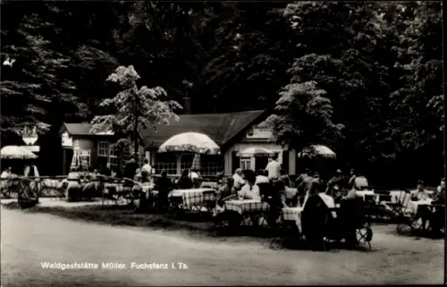 Ak Königstein im Taunus Hessen, Fuchstanz, Terrassenpartie, Bes. Ferd. Müller