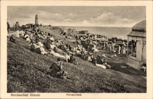 Ak Nordseebad Büsum, Herrenstrand
