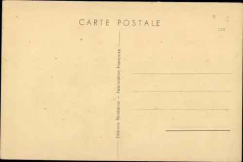 Künstler Ak Rote Blume mit Blättern, Knospe, Blüte