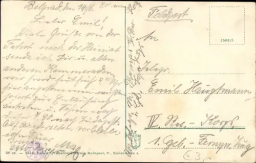 Ak Beograd Belgrad Serbien, Kirche