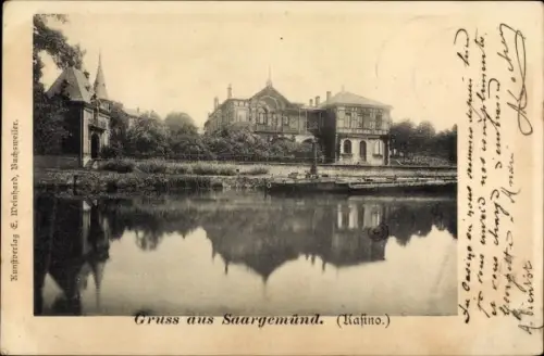 Ak Sarreguemines Saargemünd Lothringen Moselle, Kasino