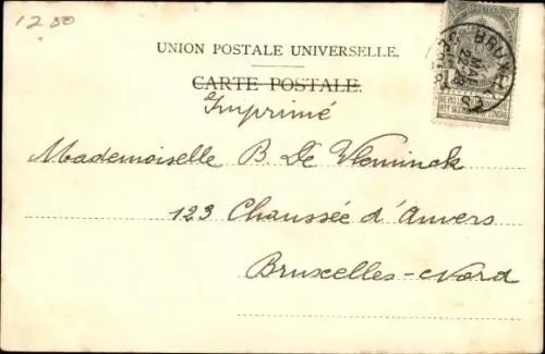 Ak Springreiten, Pferd springt über eine Hürde