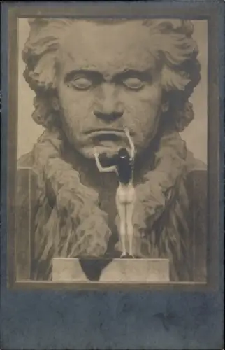 Jugendstil Künstler Ak Fidus, Ludwig van Beethoven, Deutscher Komponist, Wiener Klassik