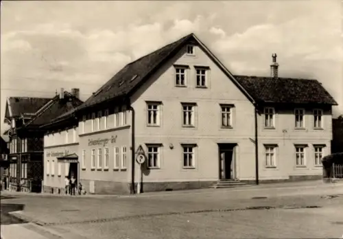 Ak Eisfeld in Thüringen, HO-Hotel Schaumburger Hof
