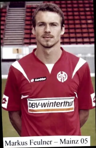 Autogrammkarte Fußballer Markus Feulner, 1. FSV Mainz 05,  Autogramm