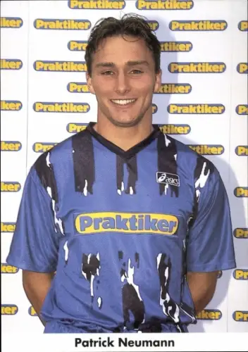 Autogrammkarte Fußballer Patrick Neumann, 1. FC Saarbrücken,  Autogramm