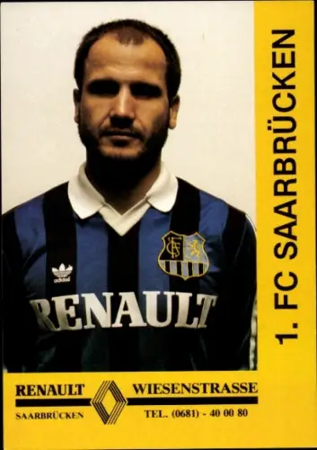 Autogrammkarte Fußballer Guido Szesni, 1. FC Saarbrücken,  Autogramm