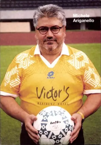 Autogrammkarte Zeugwart Michele Ariganello, 1. FC Saarbrücken,  Autogramm