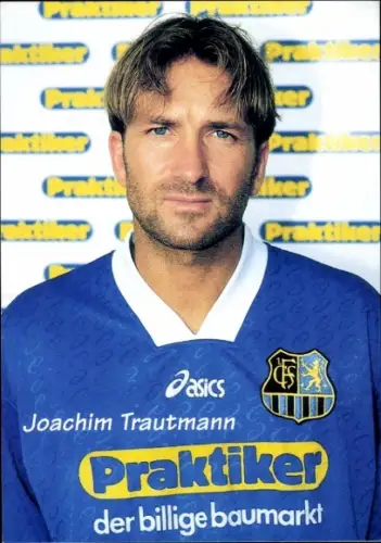 Autogrammkarte Fußballer Joachim Trautmann, 1. FC Saarbrücken, Autogramm