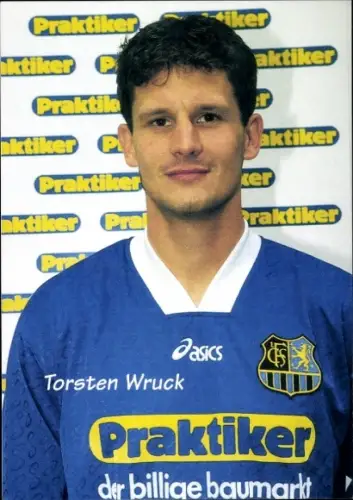 Autogrammkarte Fußballer Torsten Wruck, 1. FC Saarbrücken, Autogramm