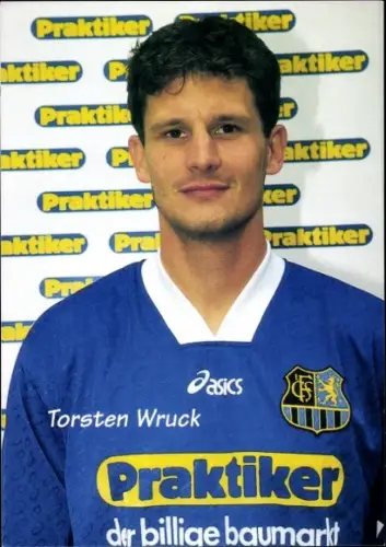 Autogrammkarte Fußballer Torsten Wruck, 1. FC Saarbrücken, Autogramm