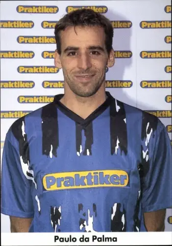 Autogrammkarte Fußballer Paulo da Palma, 1. FC Saarbrücken,  Autogramm