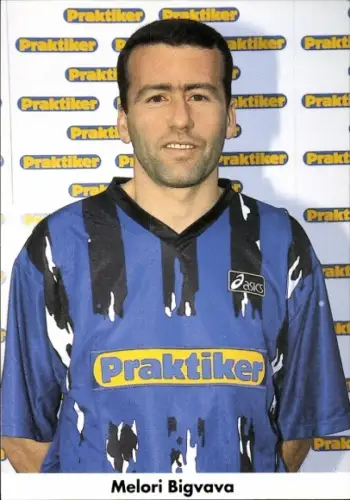 Autogrammkarte Fußballer Melori Bigvava, 1. FC Saarbrücken,  Autogramm