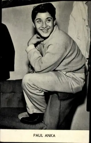 Ak Sänger, Komponist und Schauspieler Paul Anka, Portrait