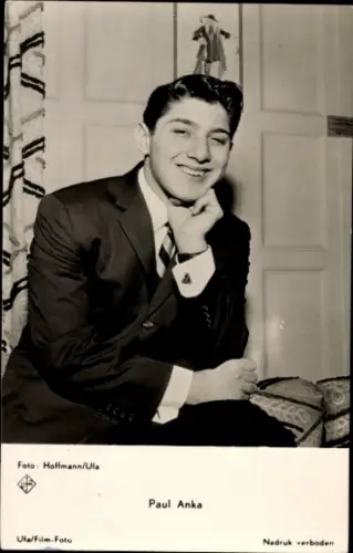 Ak Sänger, Komponist und Schauspieler Paul Anka, Portrait