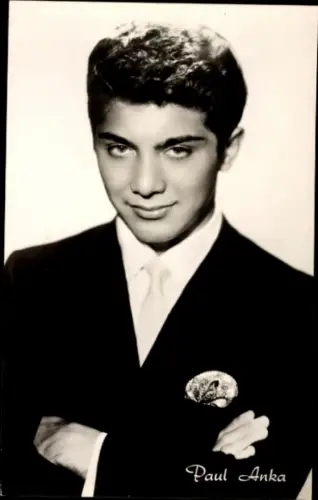 Ak Sänger, Komponist und Schauspieler Paul Anka, Portrait