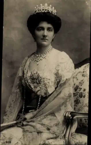 Ak Elena von Montenegro, Königin von Italien, Portrait