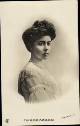 Ak Prinzessin Margareta, Portrait