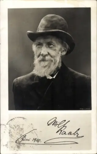 Ak Schriftsteller Wilhelm Raabe, Porträt