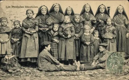Ak Pyrénées Illustrées, Groups Ossalois