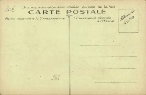 CPA Pays Basque, Attelage de bœufs