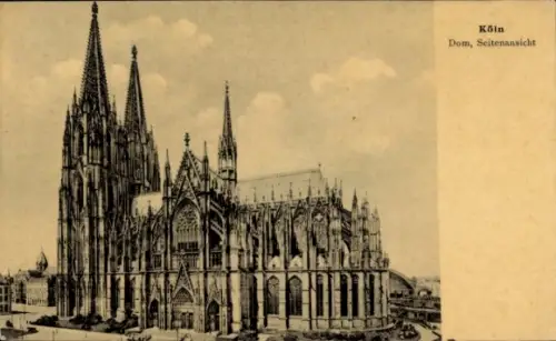 Ak Köln am Rhein, Dom