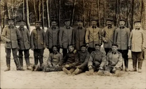 Foto Ak Deutsche Soldaten in Uniformen, Armier-Bataillon 47, Nordheim bei Posen