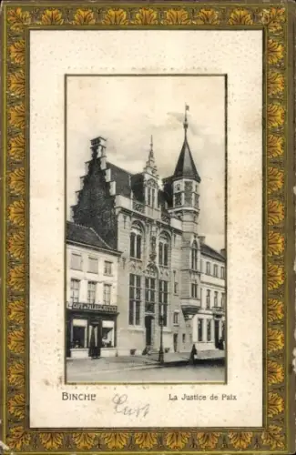 Ak Binche Wallonien Hennegau,  von  La Justice de Paix,  Architektur