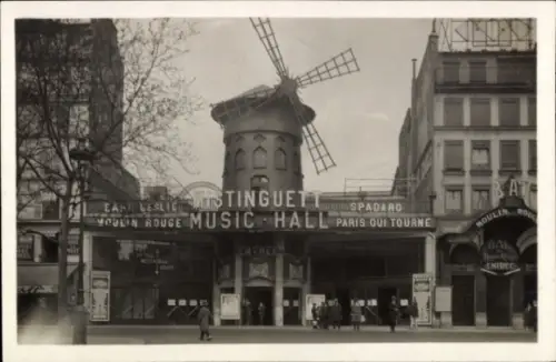 CPA Paris XVIIIe Montmartre, Moulin Rouge