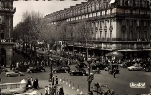 Ak Paris IX., Place de l'Opera, Boulevard des Capucines